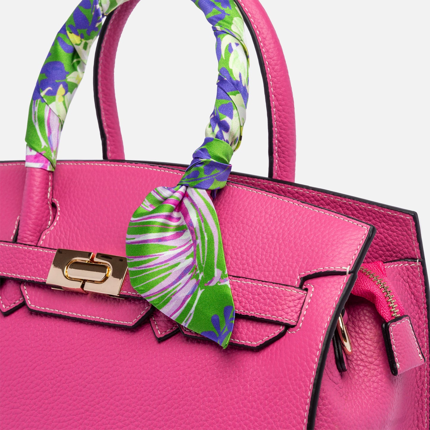 HEDONÈ - fucsia con bandeau a stampa floreale