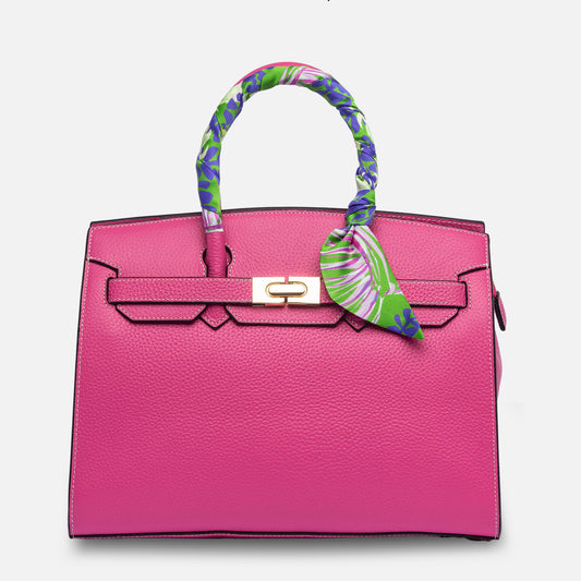 HEDONÈ - fucsia con bandeau a stampa floreale