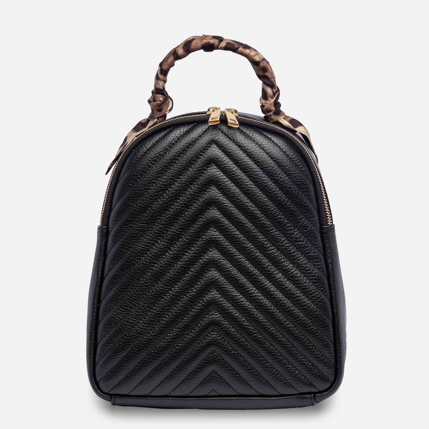 THEIA - nero con bandeau a stampa animalier