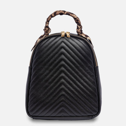 THEIA - nero con bandeau a stampa animalier