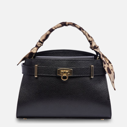 AGLAIA - nero con bandeau a stampa animalier