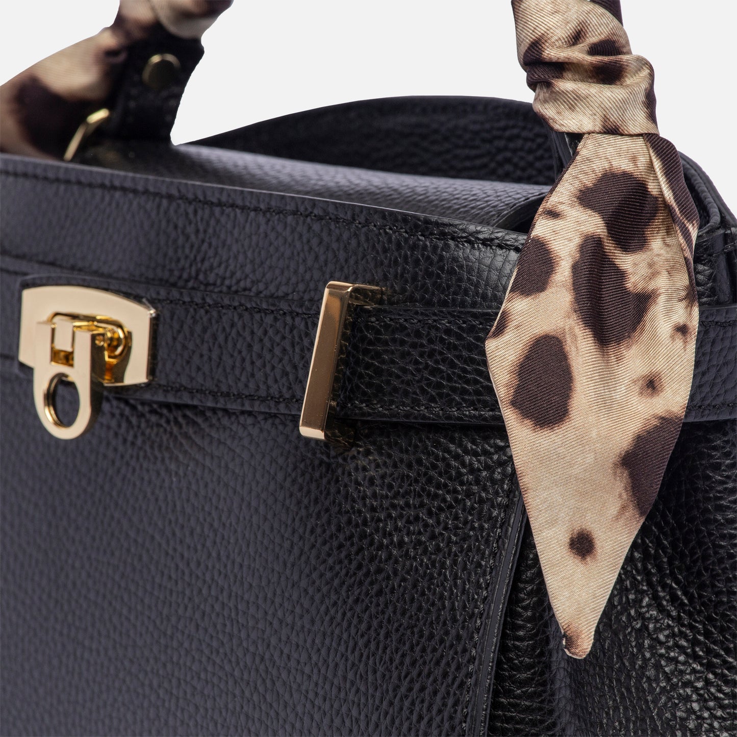 AGLAIA - nero con bandeau a stampa animalier